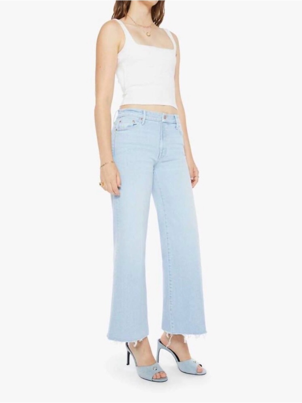 New MOTHER The Twister Ankle Fray